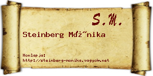 Steinberg Mónika névjegykártya